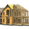 house frame cutaway