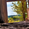 Doorway to the garden HDR photography